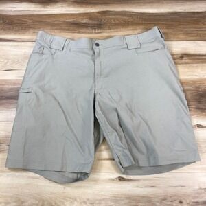Duluth Trading Co Shorts Mens 44 Relaxed Fit Nylon Spandex‎ Khaki Modern Outdoor